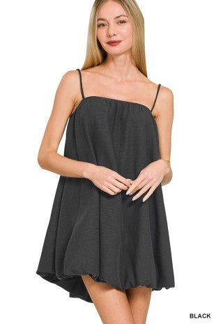 Bubble hem mini dress
