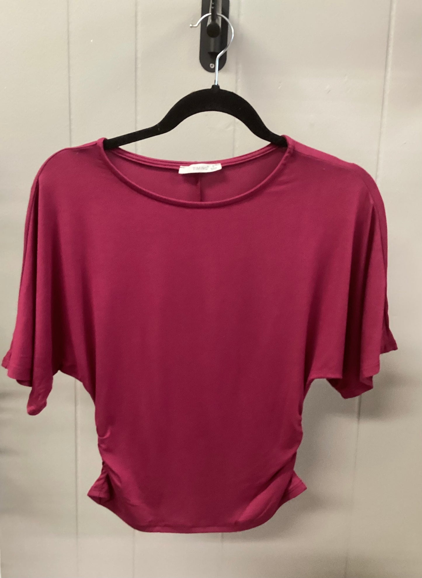 Short sleeve ruched top (3 colors)