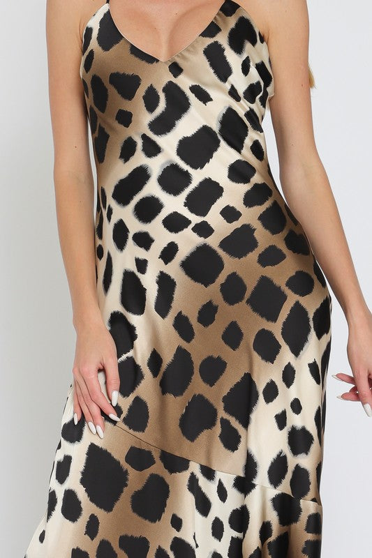 Animal print maxi