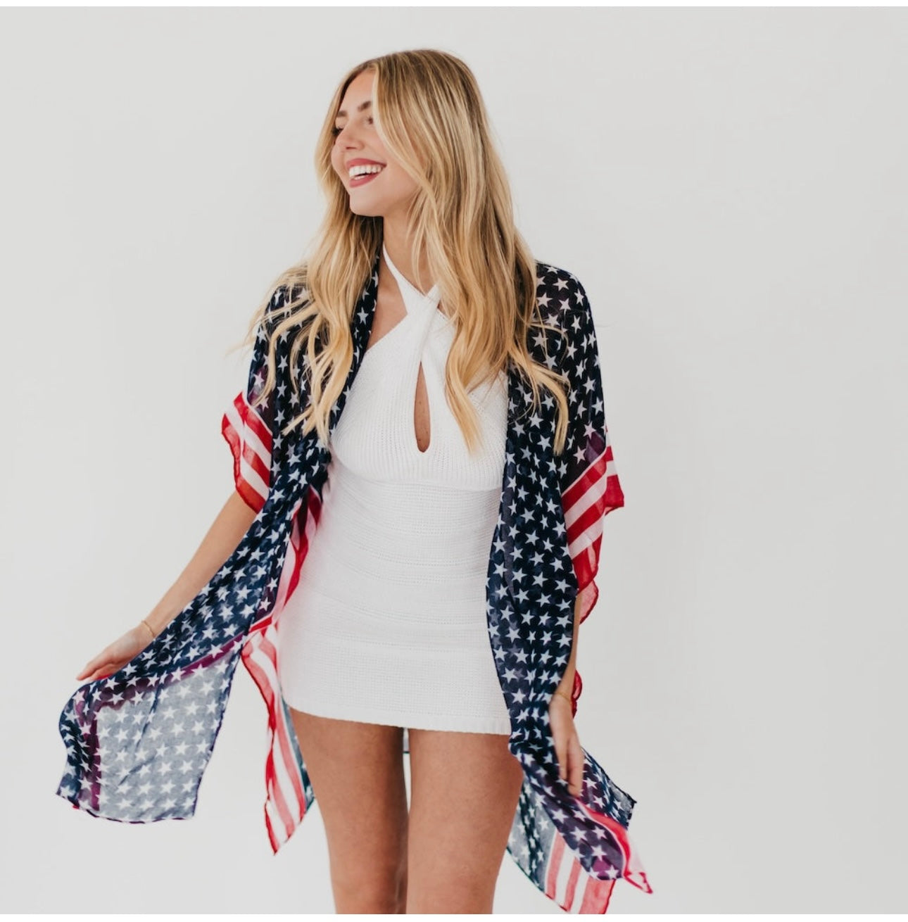 American flag kimono