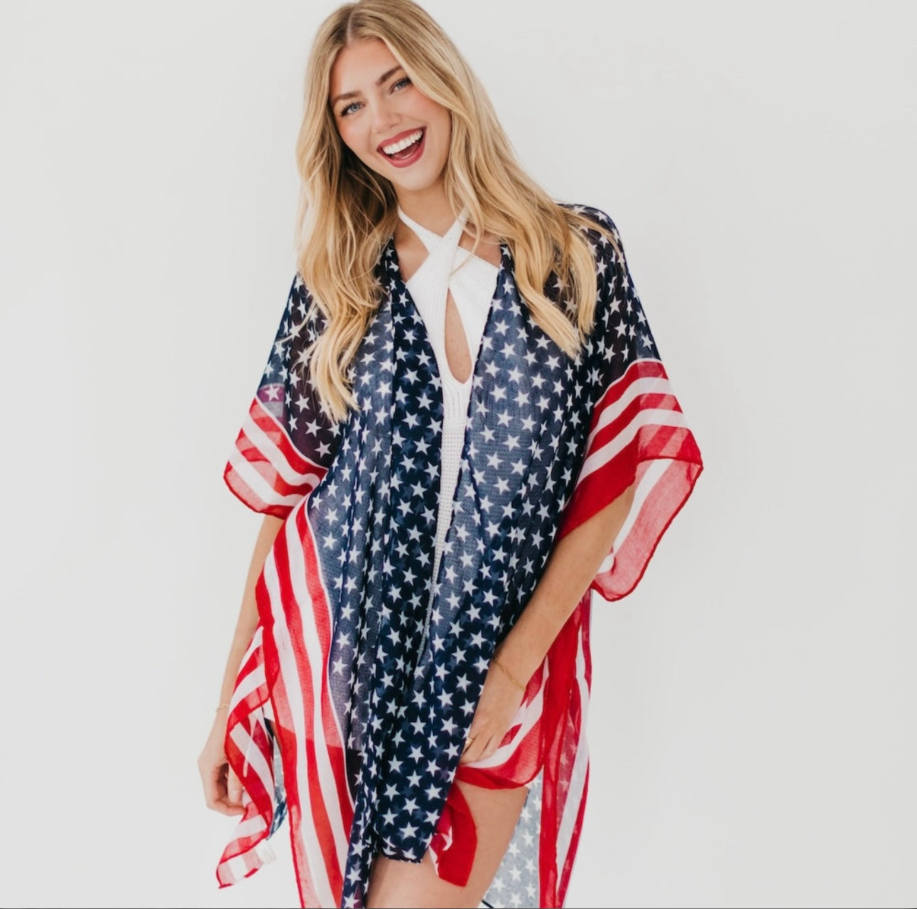 American flag kimono
