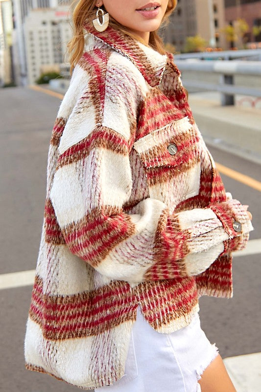 Plaid jacket (2 colors)