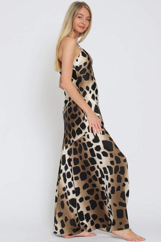 Animal print maxi