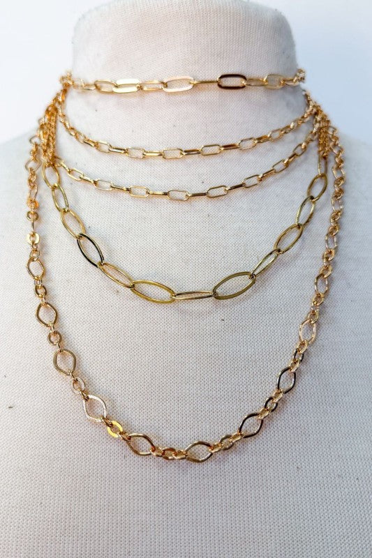5 layer necklace (2 colors)