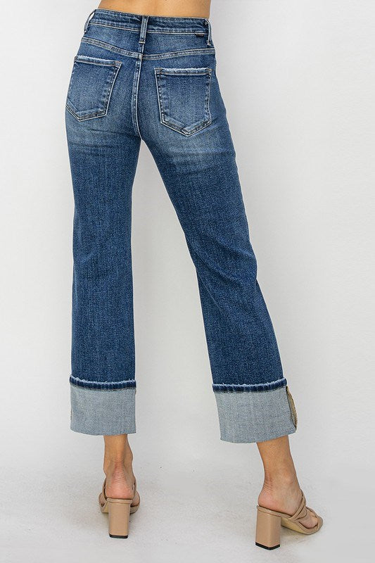 Wide cuff jean by Risen