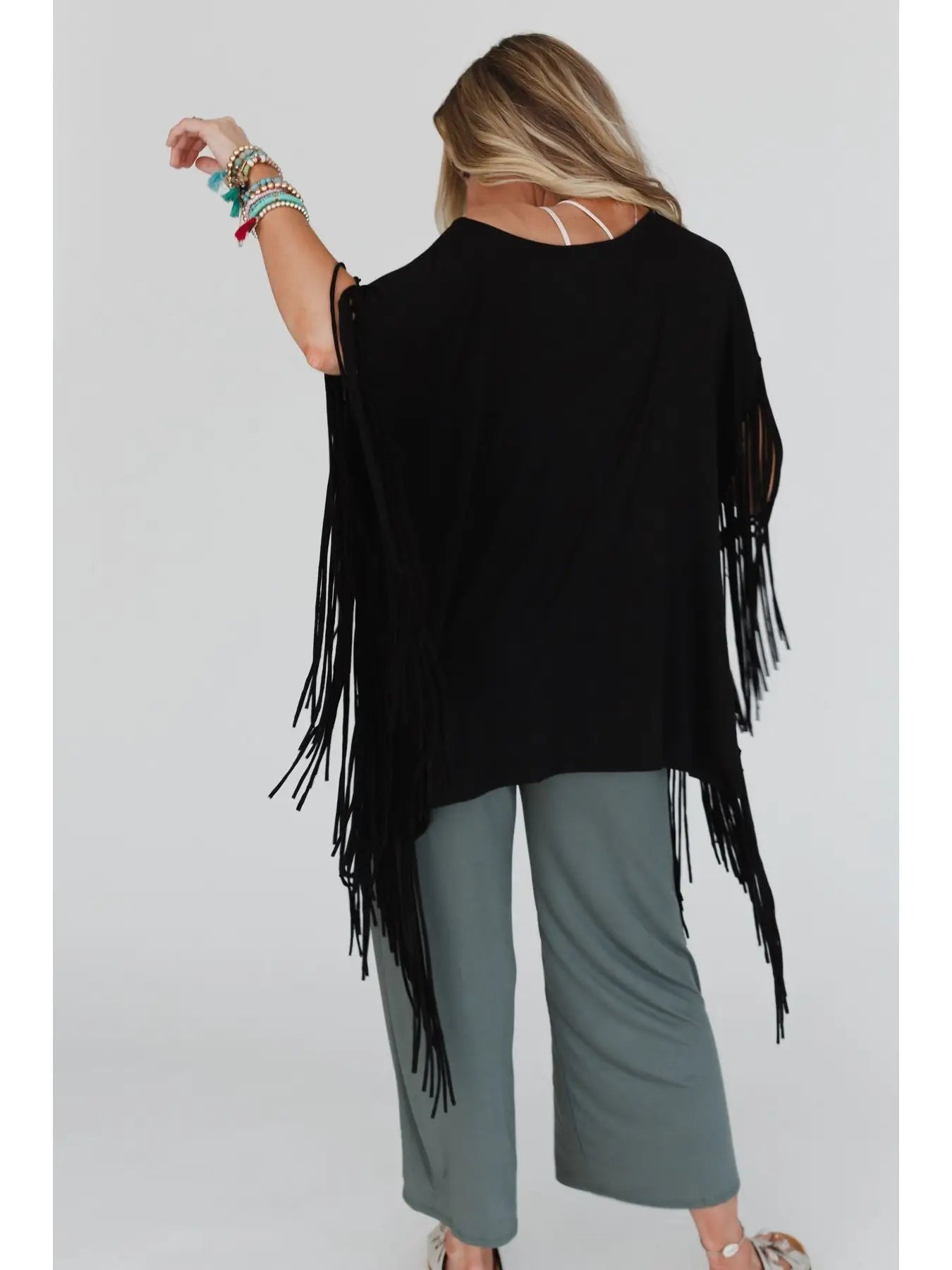 Showstopper fringe top (3 colors)