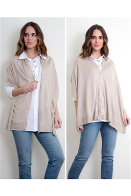 Lightweight sweater wrap