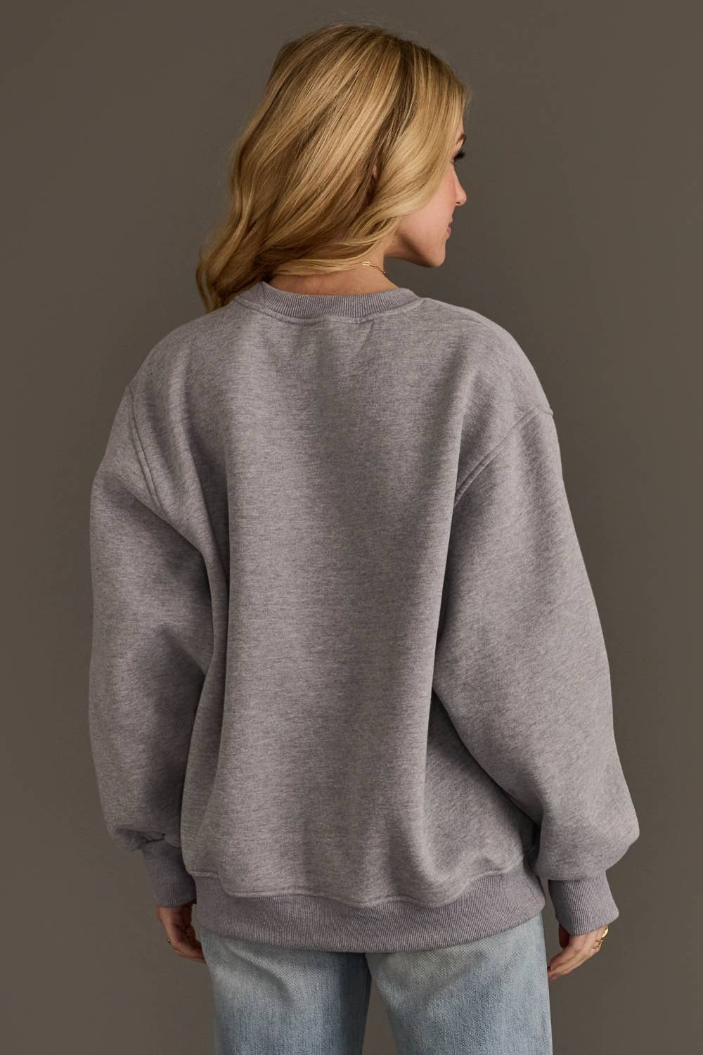 You Be Merry Embroidered Sweatshirt