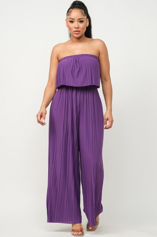 Strapless jumpsuit