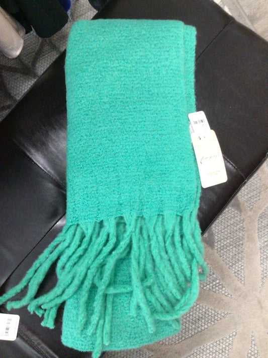 Free People solid green scarf