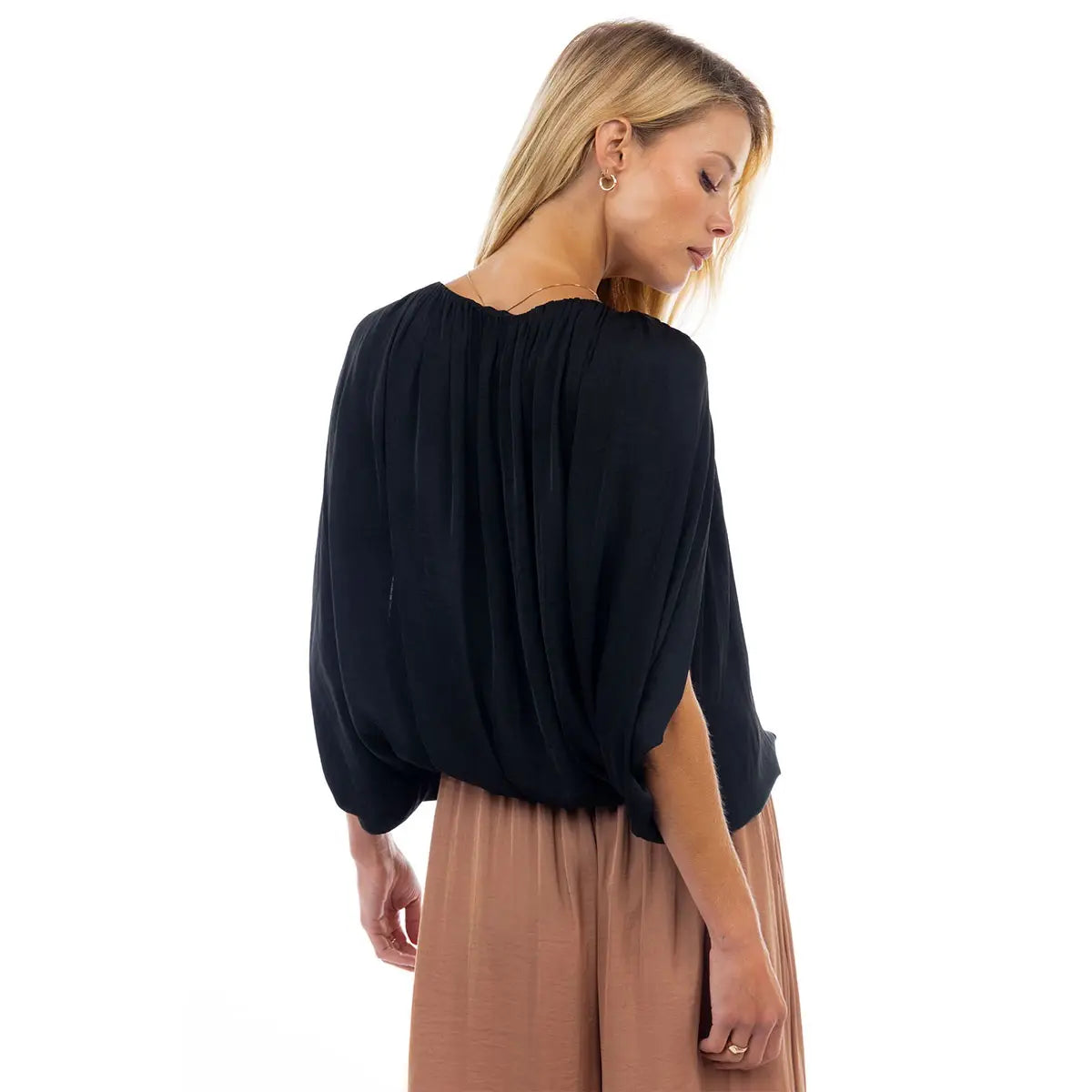 Grecian bubble blouse (3 colors)