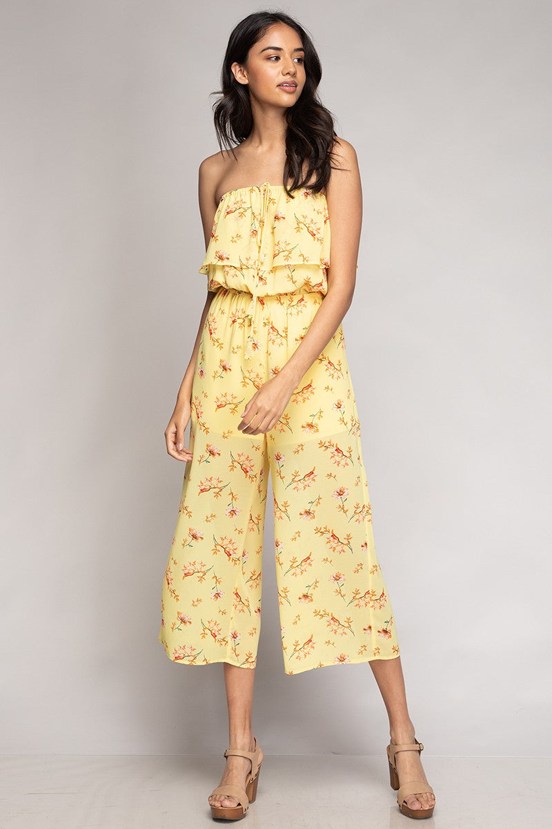 Floral printed jumpsuit