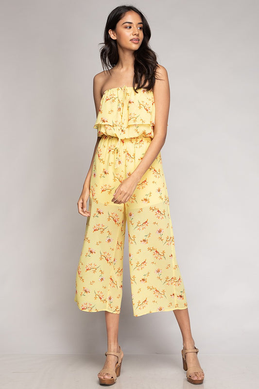 Floral printed jumpsuit