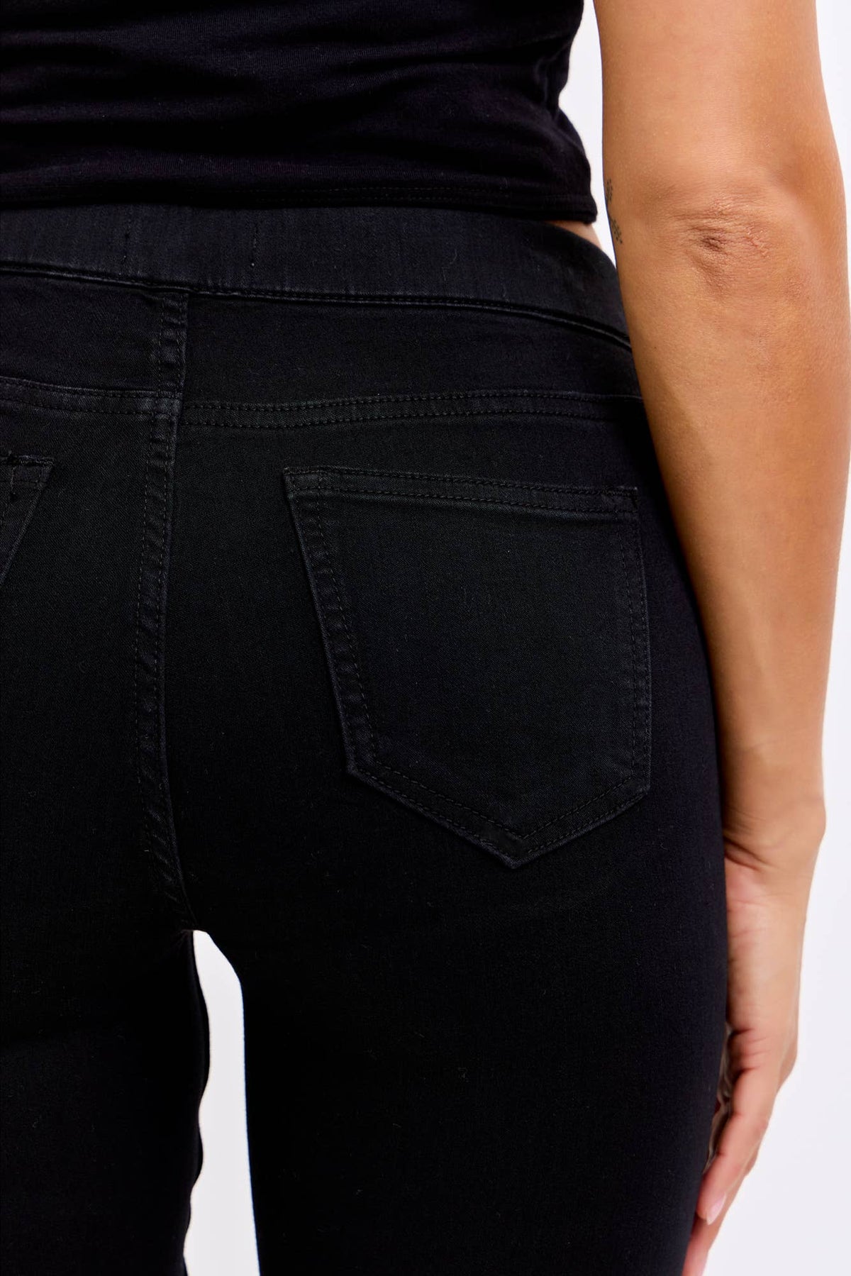Black Petite Flare Jegging (open pack) [AB35173BLK-30 sbs]