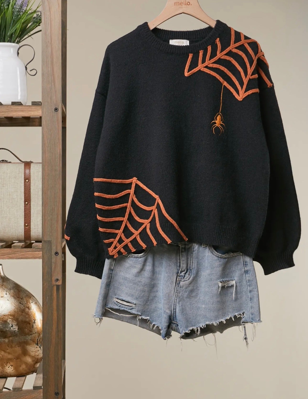Spider web sweater