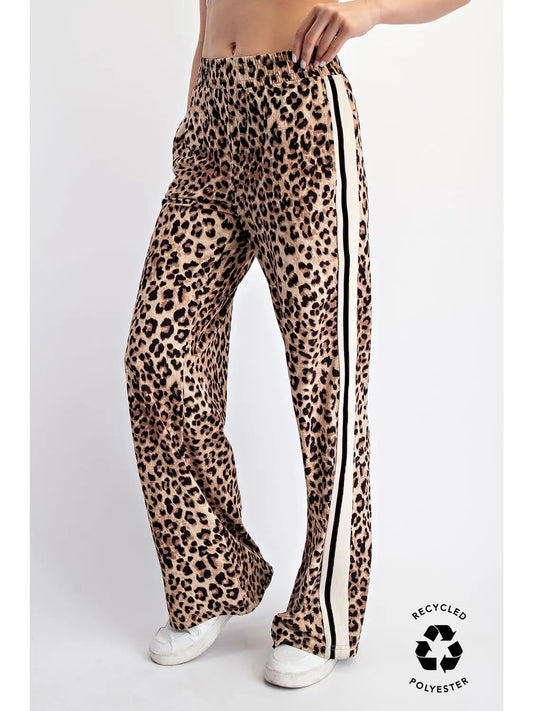 Leopard print butter soft pull on pant
