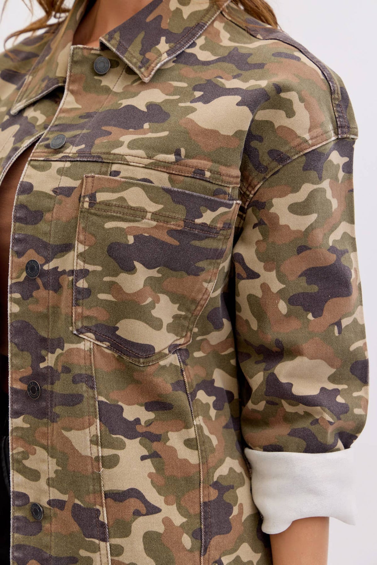 Camo Oversized Jacket [AM1352J-CMW]