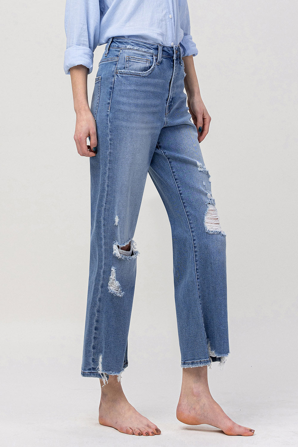 90’s vintage flare ankle jean by Flying Monkey