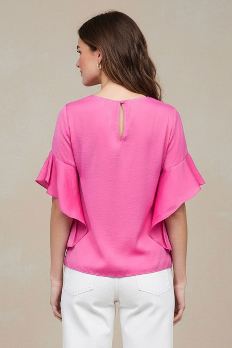 Bell sleeve blouse (2 colors)