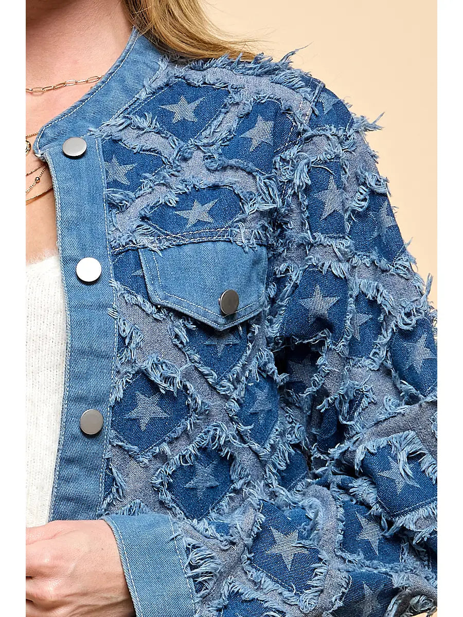 Star denim jacket