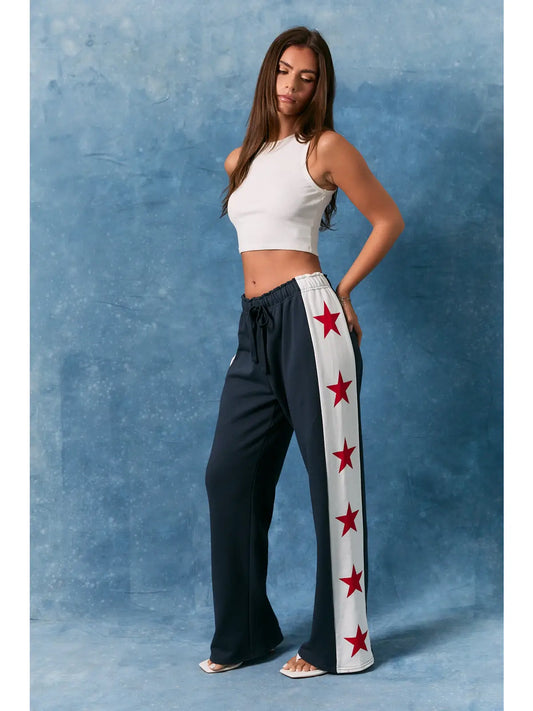 Stars wide leg pants