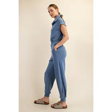 Paradise blue scuba jumpsuit