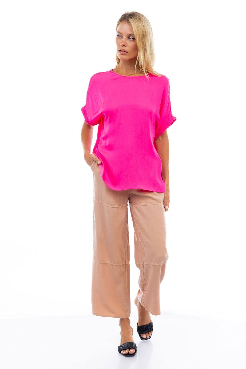 Dolman short sleeve blouse (2 colors)