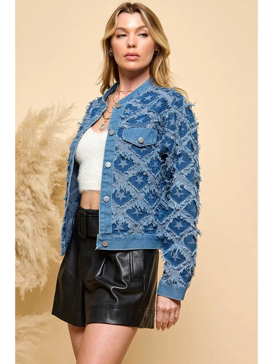 Star denim jacket
