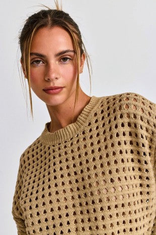 Cropped crochet top (2 colors)