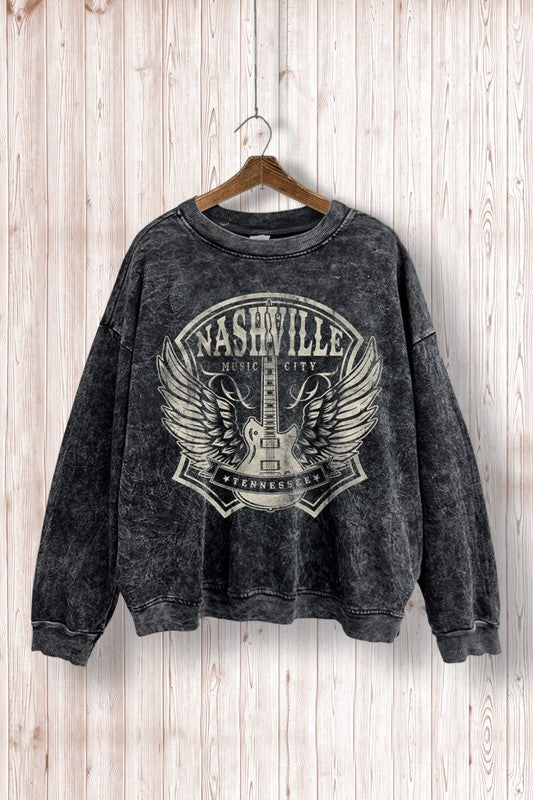 Nashville mineral washed sweatshirt