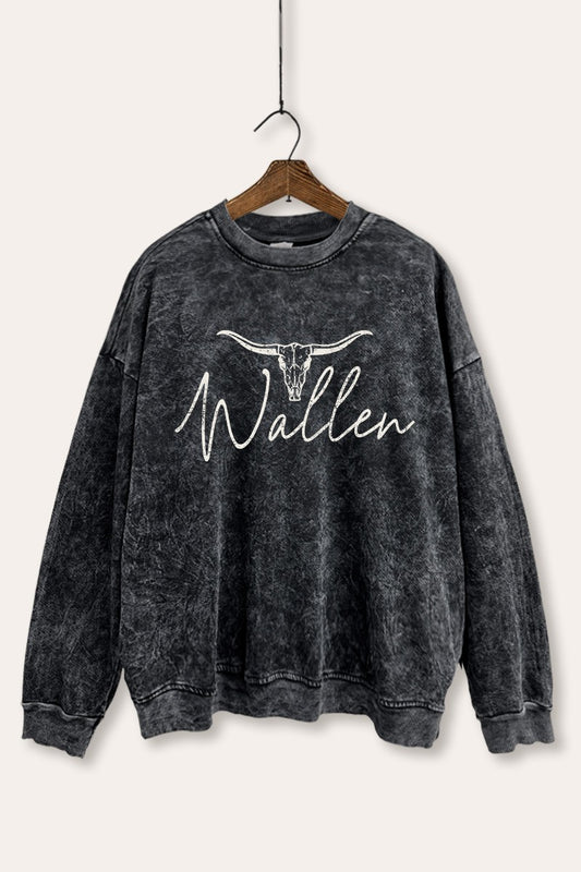 Wallen mineral washed sweatshirt