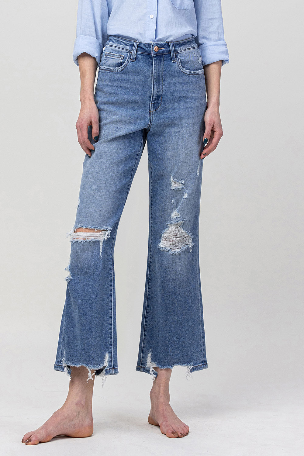 90’s vintage flare ankle jean by Flying Monkey