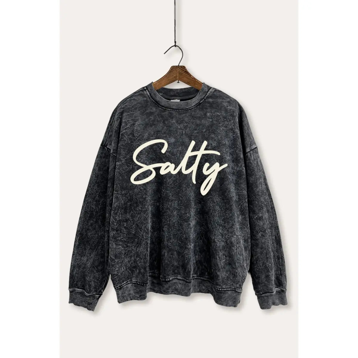 Salty mineral washed sweatshirt (2 colors)