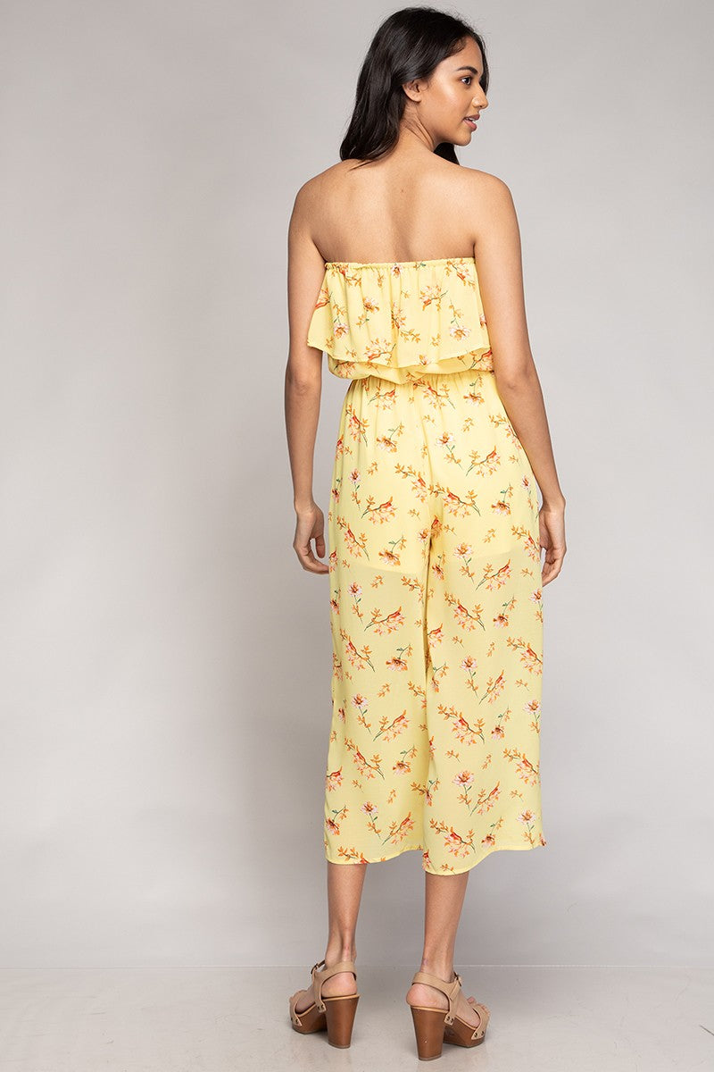 Floral printed jumpsuit
