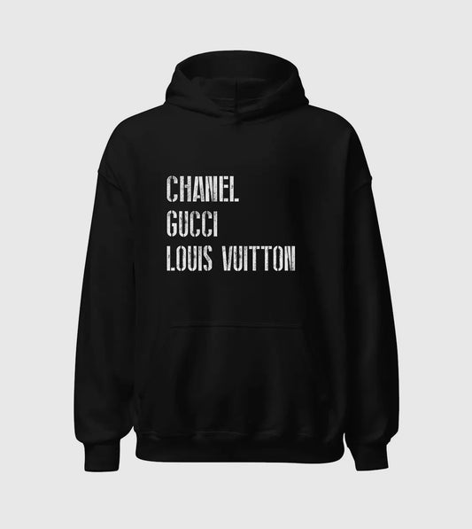 Chanel Gucci LV pullover hoodie