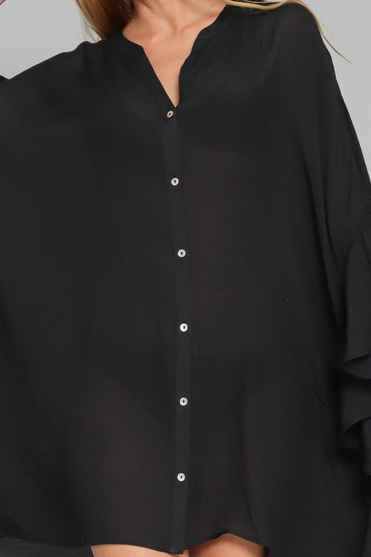 Ruffle sleeve co