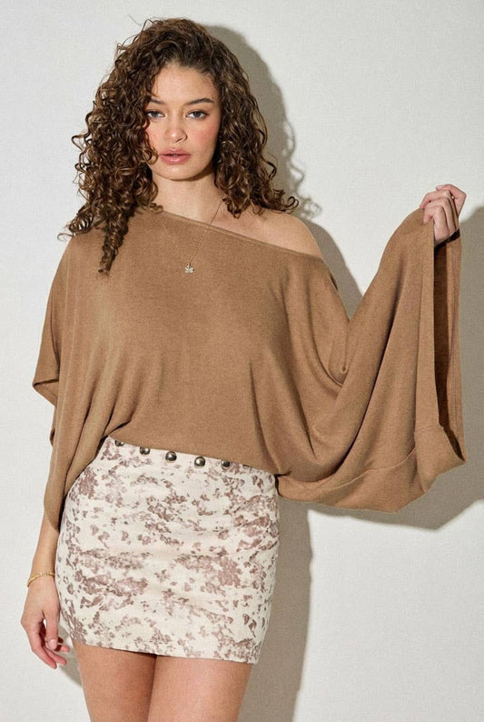 One Shoulder Asymmetrical Top