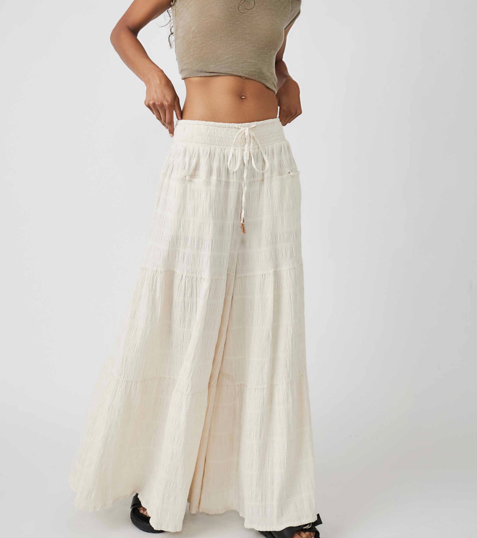 Free People Paradise Crop Linen Pants