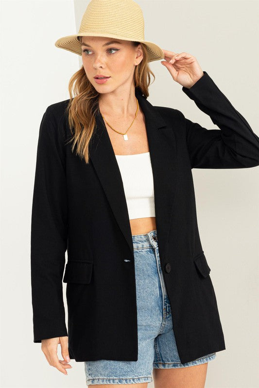 Black blazer jacket