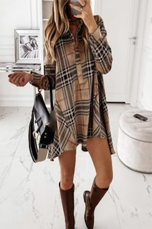 Plaid dress